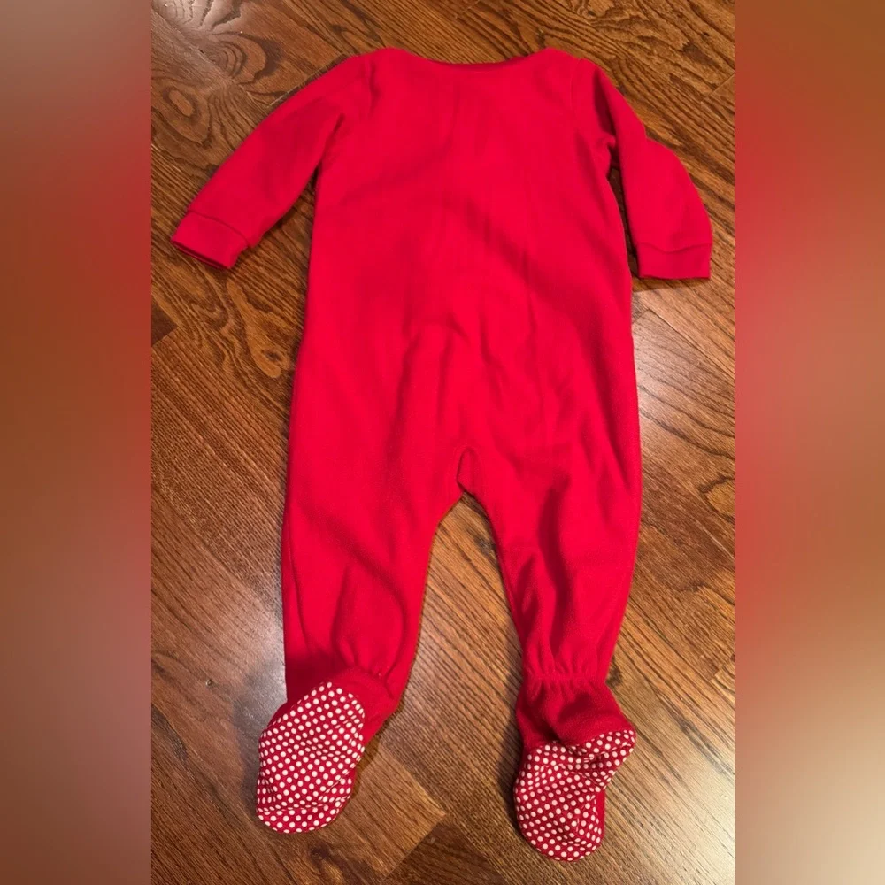 🎄🎅 Red Santa-18M Christmas One Piece